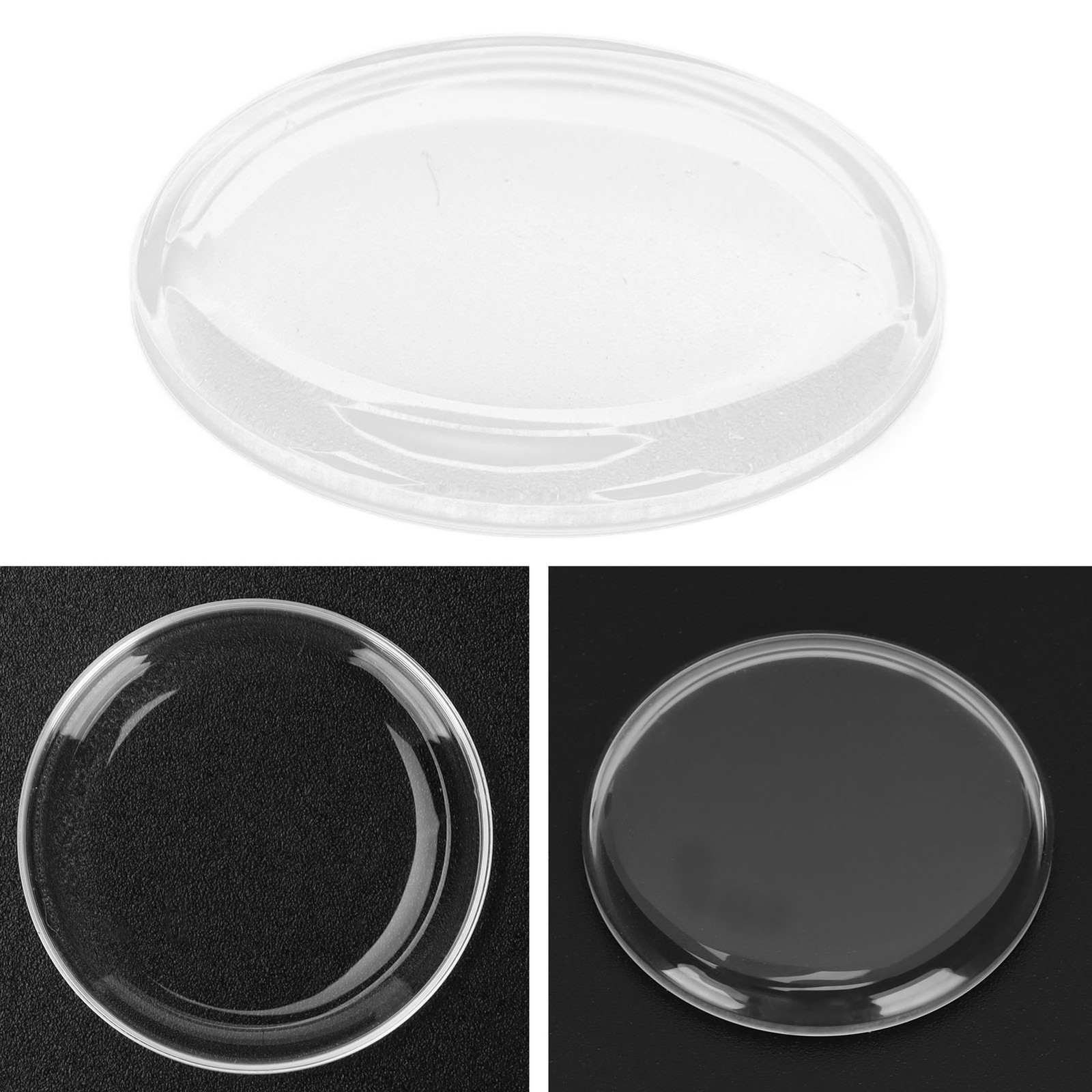 Watch Lens Waterproof Transparent 26.0-29.5mm Round Watch Crystal Lens Watch