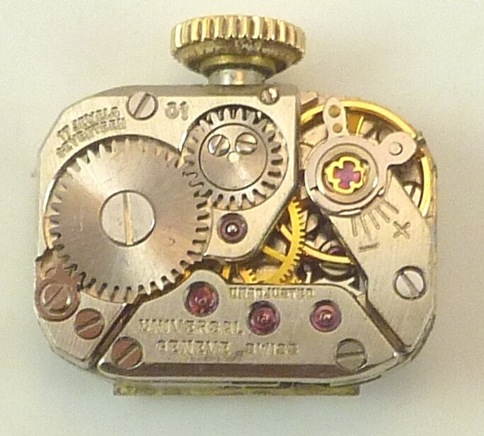 Universal Geneve Mechanical Wristwatch Movement – Part Repair – 17 Jewels