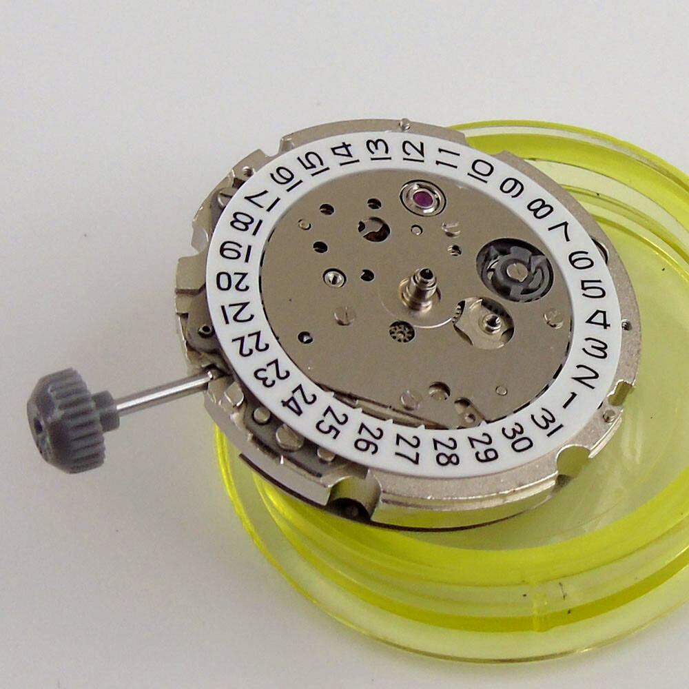 Japan Miyota 8215/821A Automatic Movement White/Black Date Wheel High Accuracy