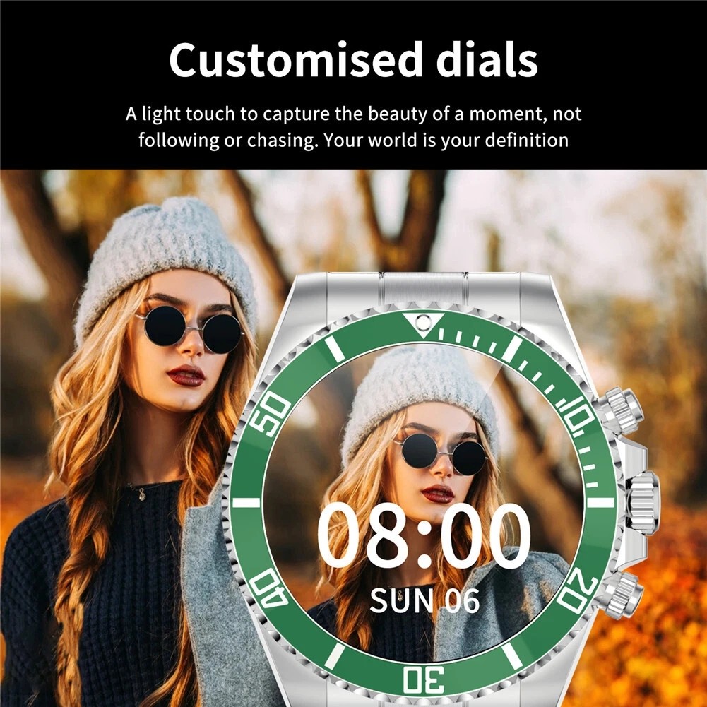 Smartwatch Men’s Watches Stainless Steel Fashion Luxury Watch Health Monitoring