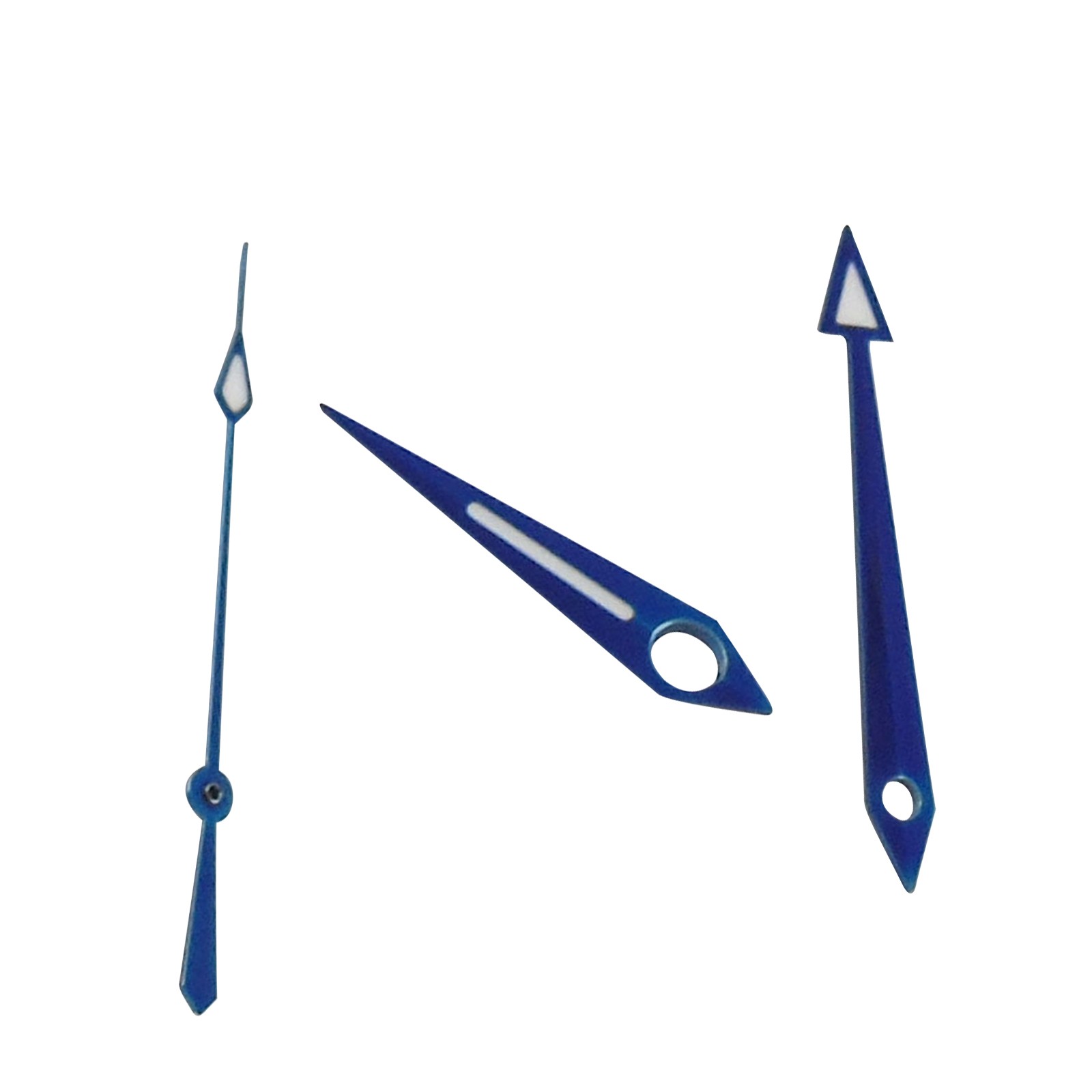 Replacement Repair Part Kit Blue Edge White Watch Hands Needles Fit For ETA 2824