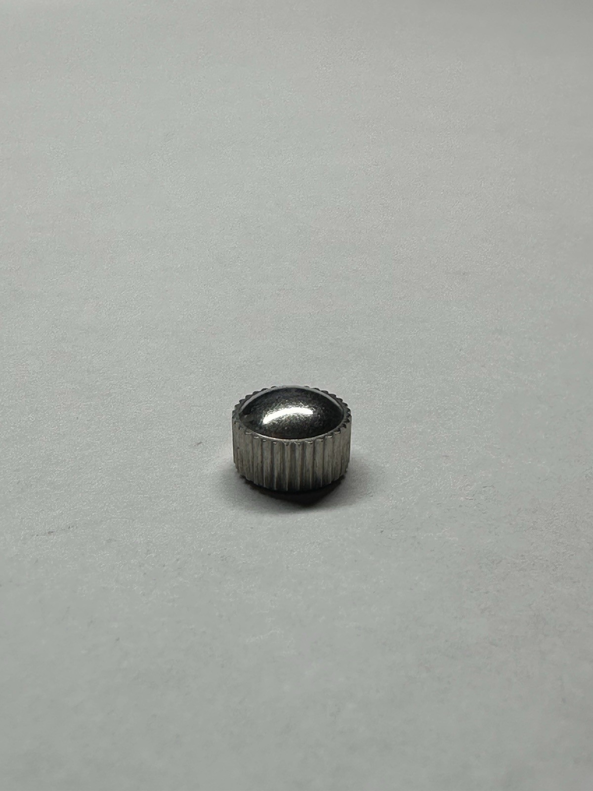 Unbranded Round Top Watch Crown Stainless Steel 5.95mm x 3.95mm