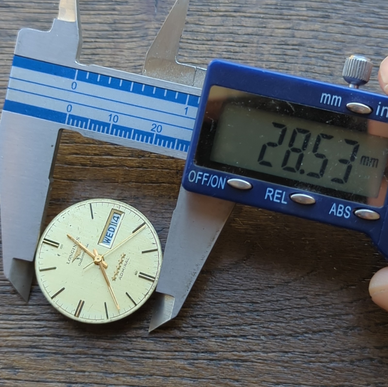 Longines 507 Automatic Watch Movement Admiral, Ticking but Stops (AQ49)