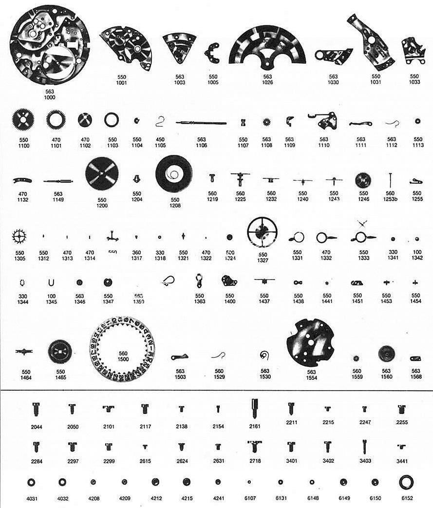 Omega 550 Spare Parts NOS Sealed