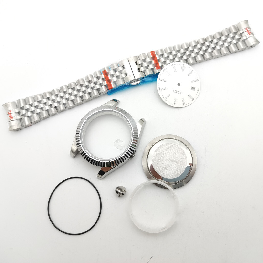41mm NH35 Case + Dial 31mm + Hands for NH35 Movement Watch Accessories