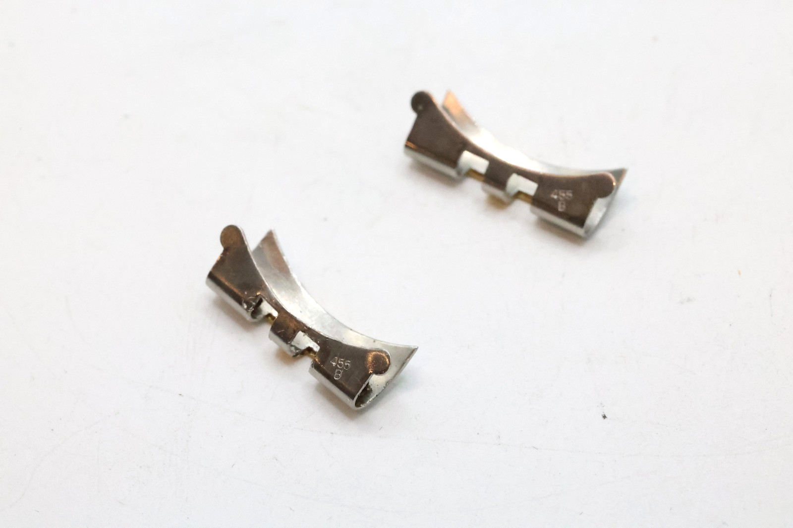 Authentic Vintage Rolex 455B End Links YG & SS Read Description #363