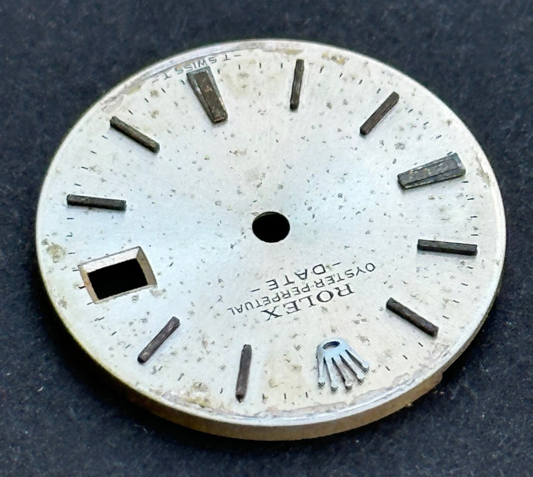 Vintage Rolex Oyster Perpertual Date Watch Dial For 26mm Case 6517 6519 6917
