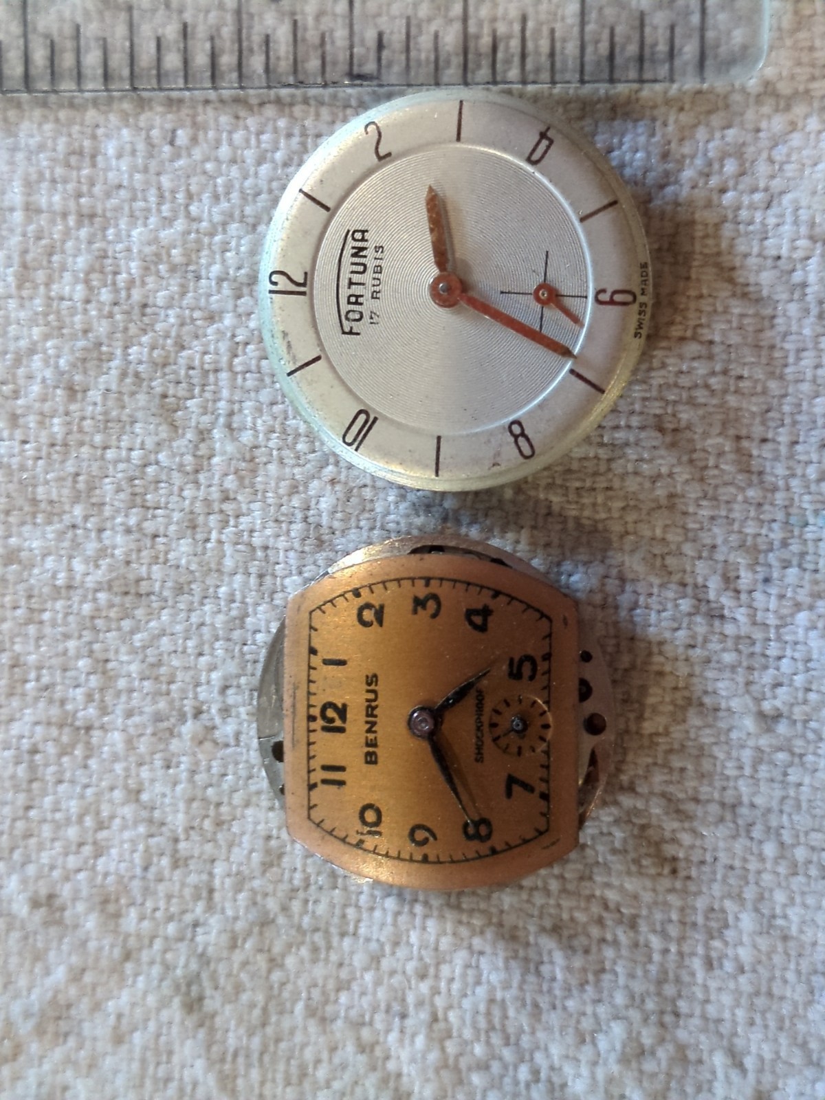 Lot Of 15 Watch Vintage Movements. Accromatic, Invicta, Latham, Dwelsa, Monarch!