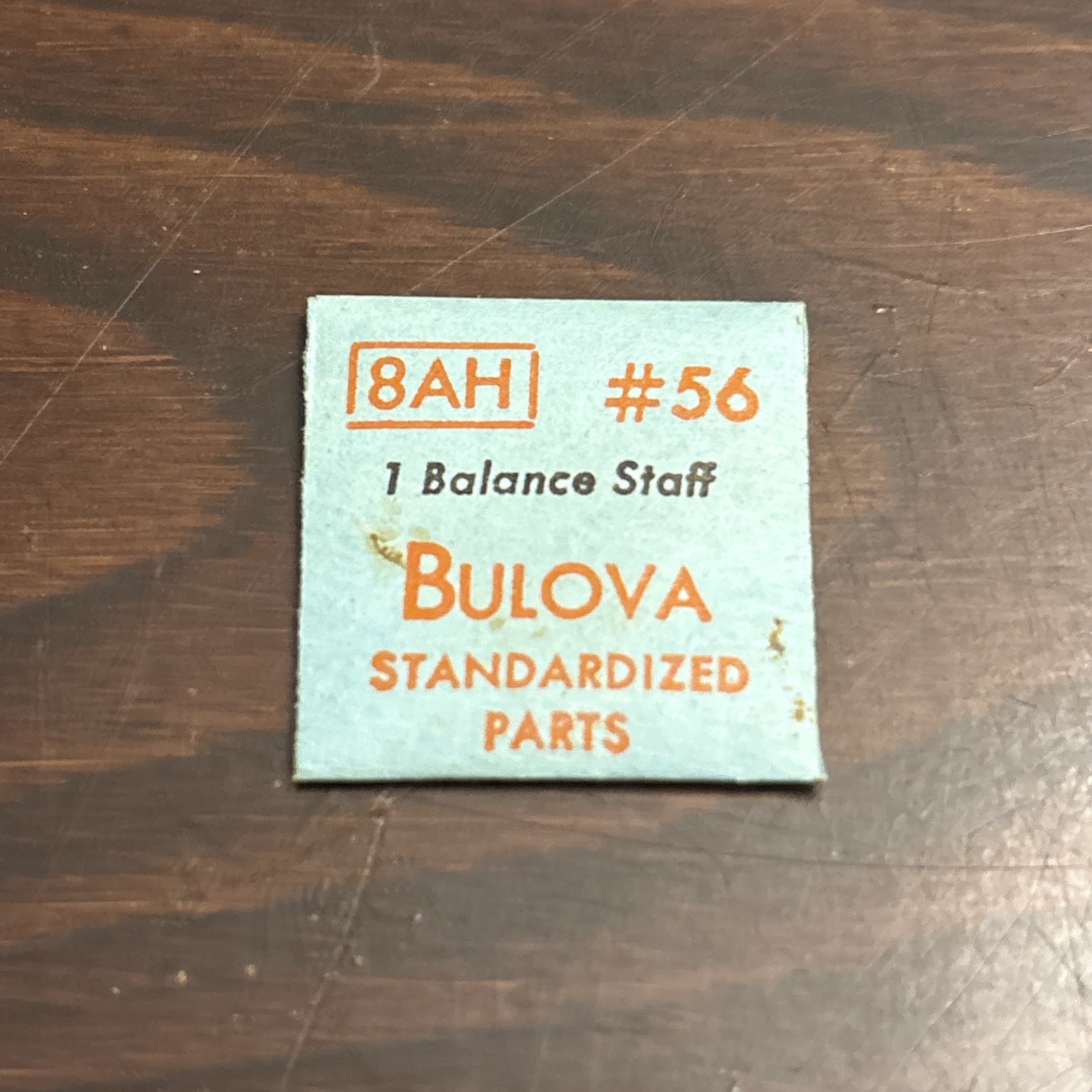 Bulova 8AH Balance Staff – Part #56- NOS – Sealed