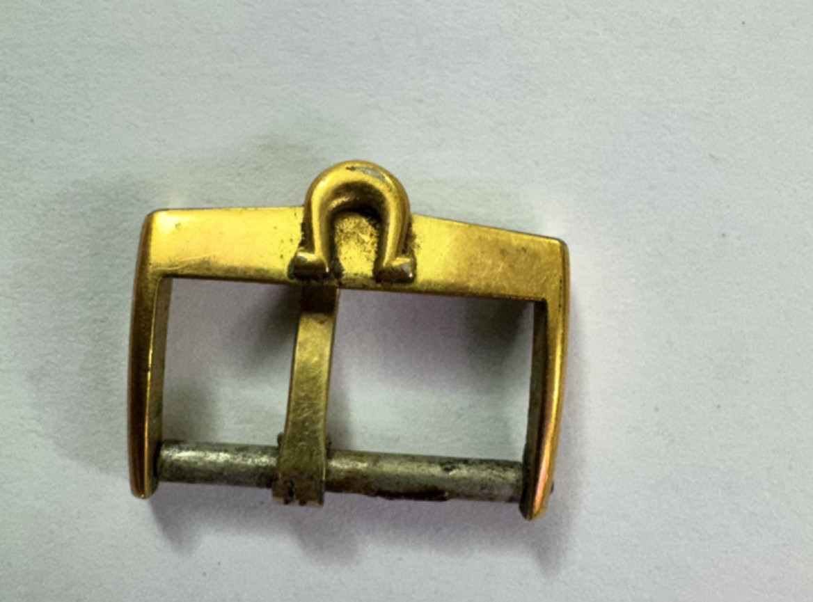Vintage Omega Gold Plated Buckle Vintage Very Rare Original 16mm
