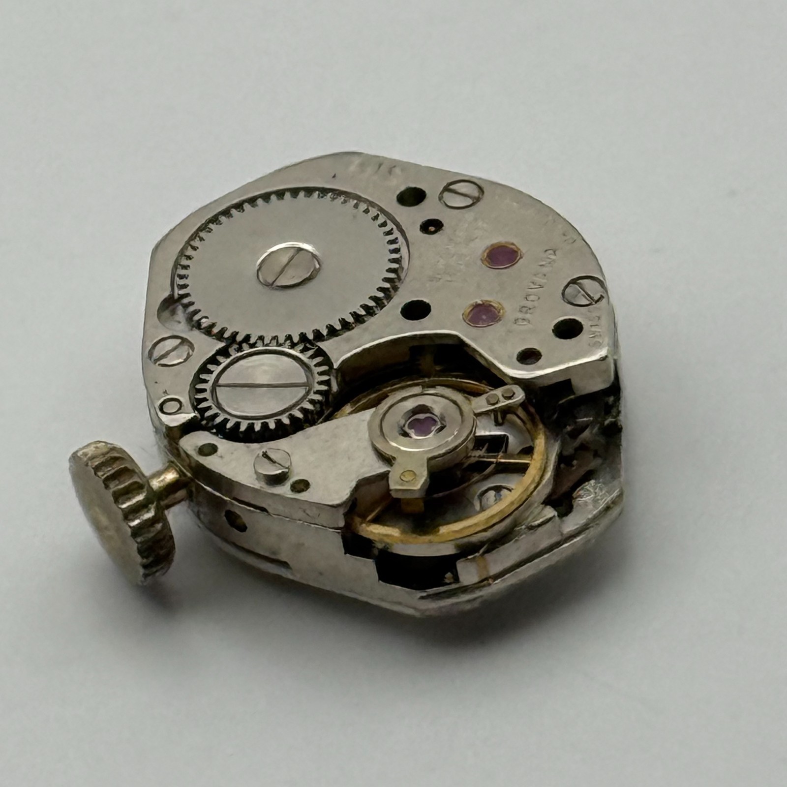 BFG 927 Watch Movement Grovana 17 Jewels Swiss Manual Wind Parts Repair 15.2mm