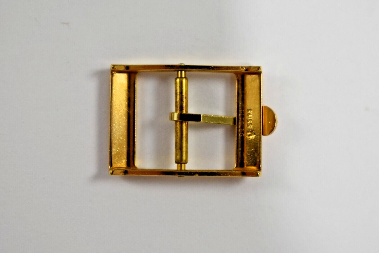 Vintage Omega Gold Tone Wrist Watch Band Buckle Bar In The Middle 14.65mm lot.z