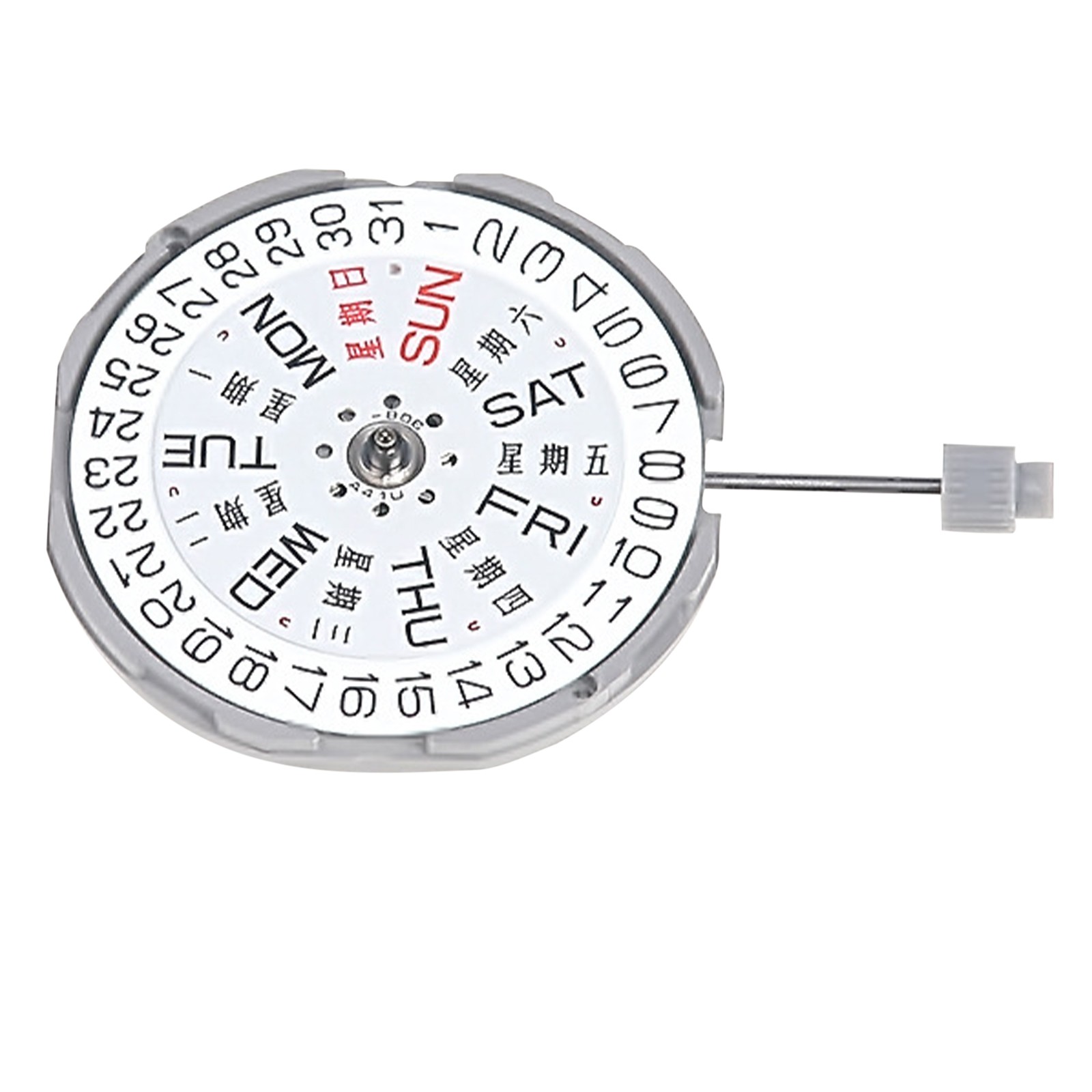 23.65mm Dual Calendar @3 Quartz Watch Movement With Battery For Miyota GM02 GM00