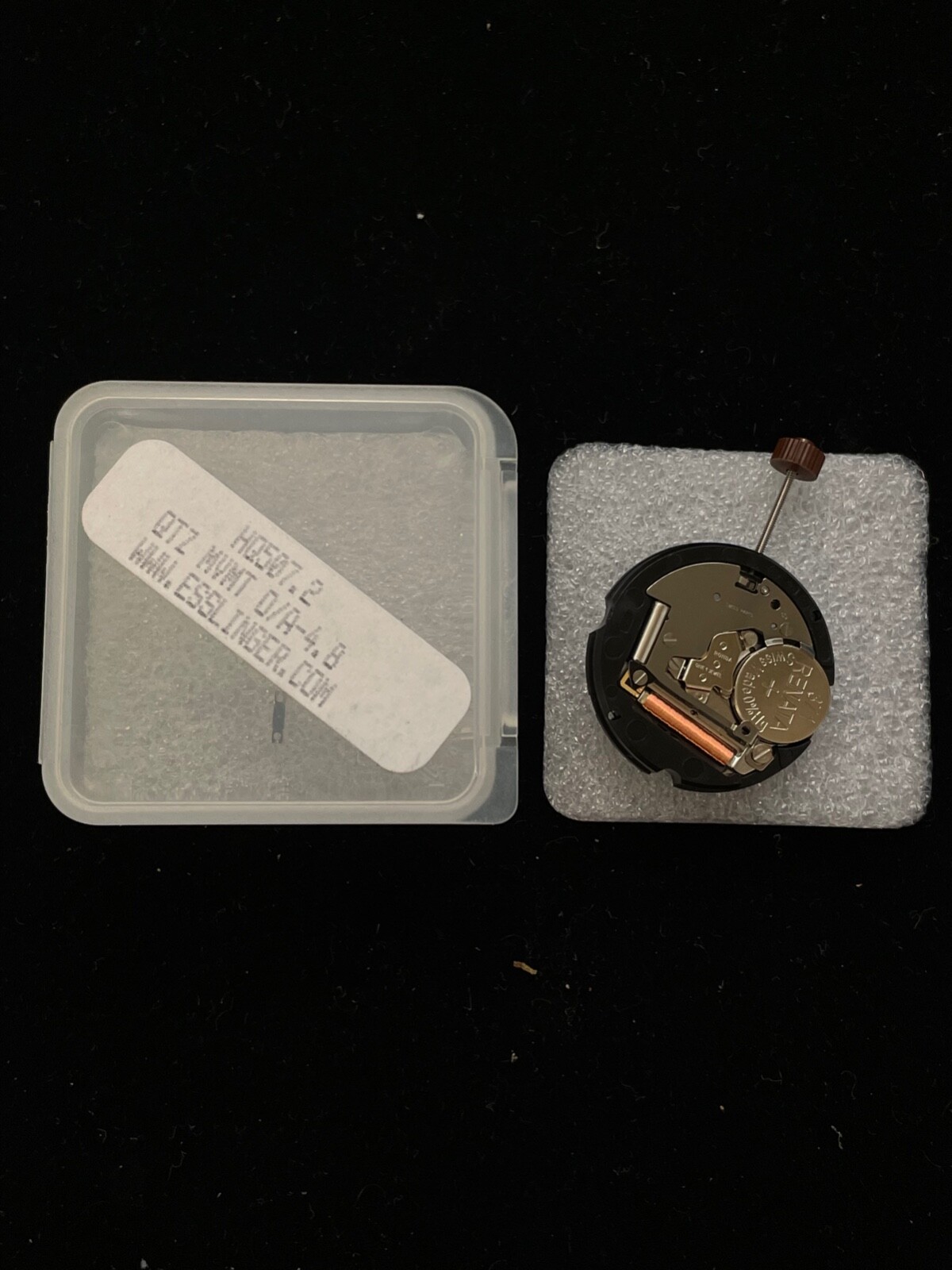 Harley Ronda 3 Hand Quartz Watch Movement HQ507.2 Day And Date At 3:00 Overall H