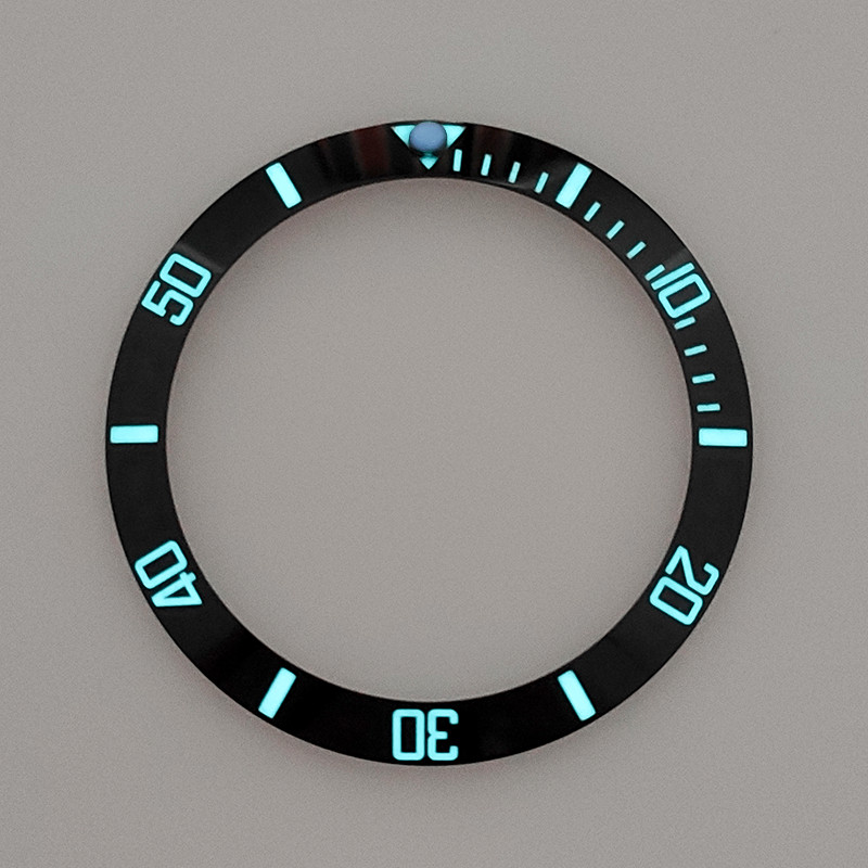 High Quality 38mm BGW9 Lume SUB Style Ceramic Bezel Insert Fit For SKX007/SKX009
