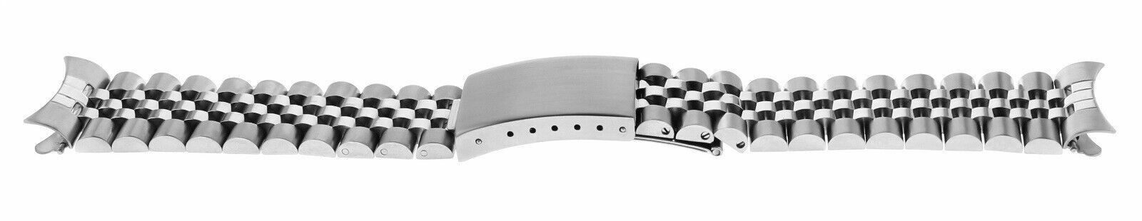 19MM STAINLESS STEEL JUBILEE WATCH BAND FOR ROLEX 34MM AIRKING 14010, 14010M