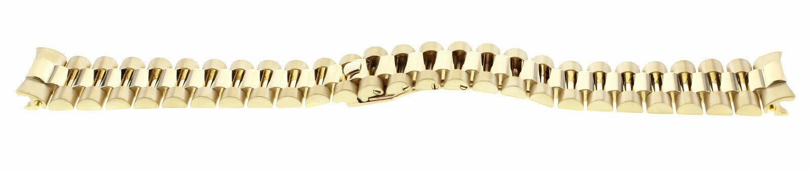20MM 18K YELLOW GOLD PRESIDENT STYLE WATCH BAND FOR ROLEX 1803, 18028, 18038
