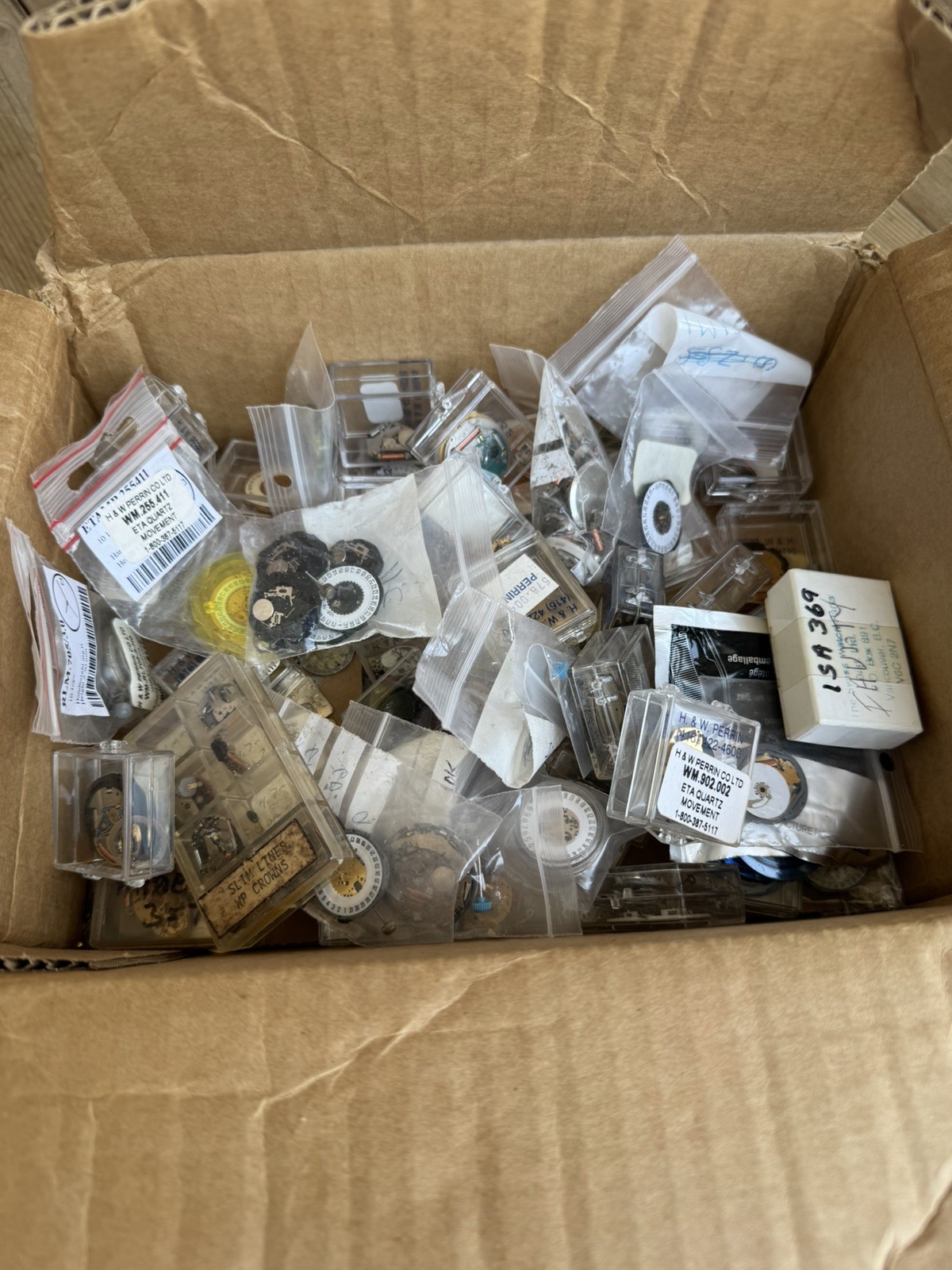 Huge Lot Vintage Watch Parts