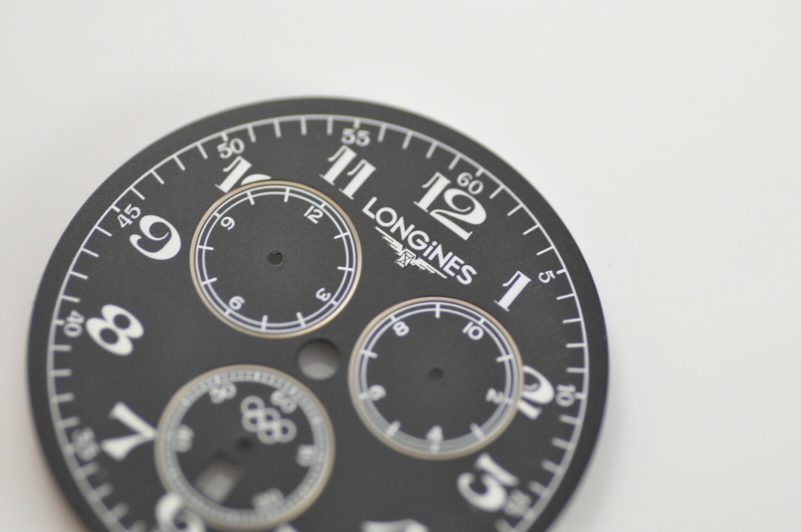 Longines Olympic Chronograph Watch Dial fits movement L2.649.4 541.2 ETA 251.262