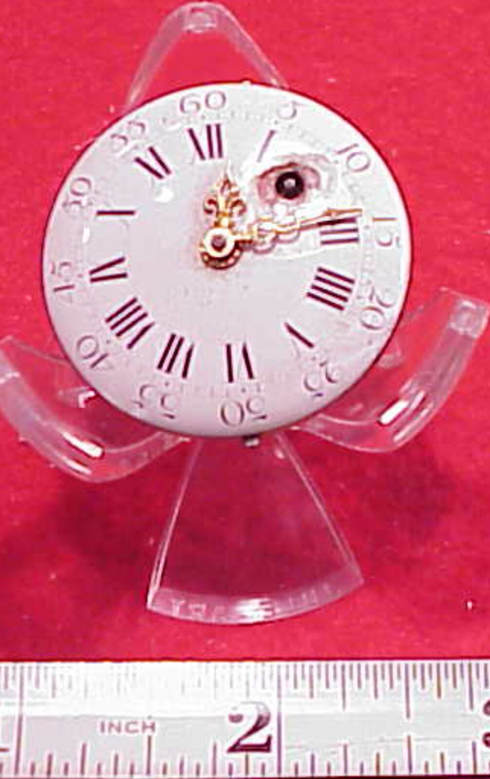 VINTAGE 36MM RILLIET A STRASBURG VERGE FUSS POCKET WATCH FRENCH MOVEMENT