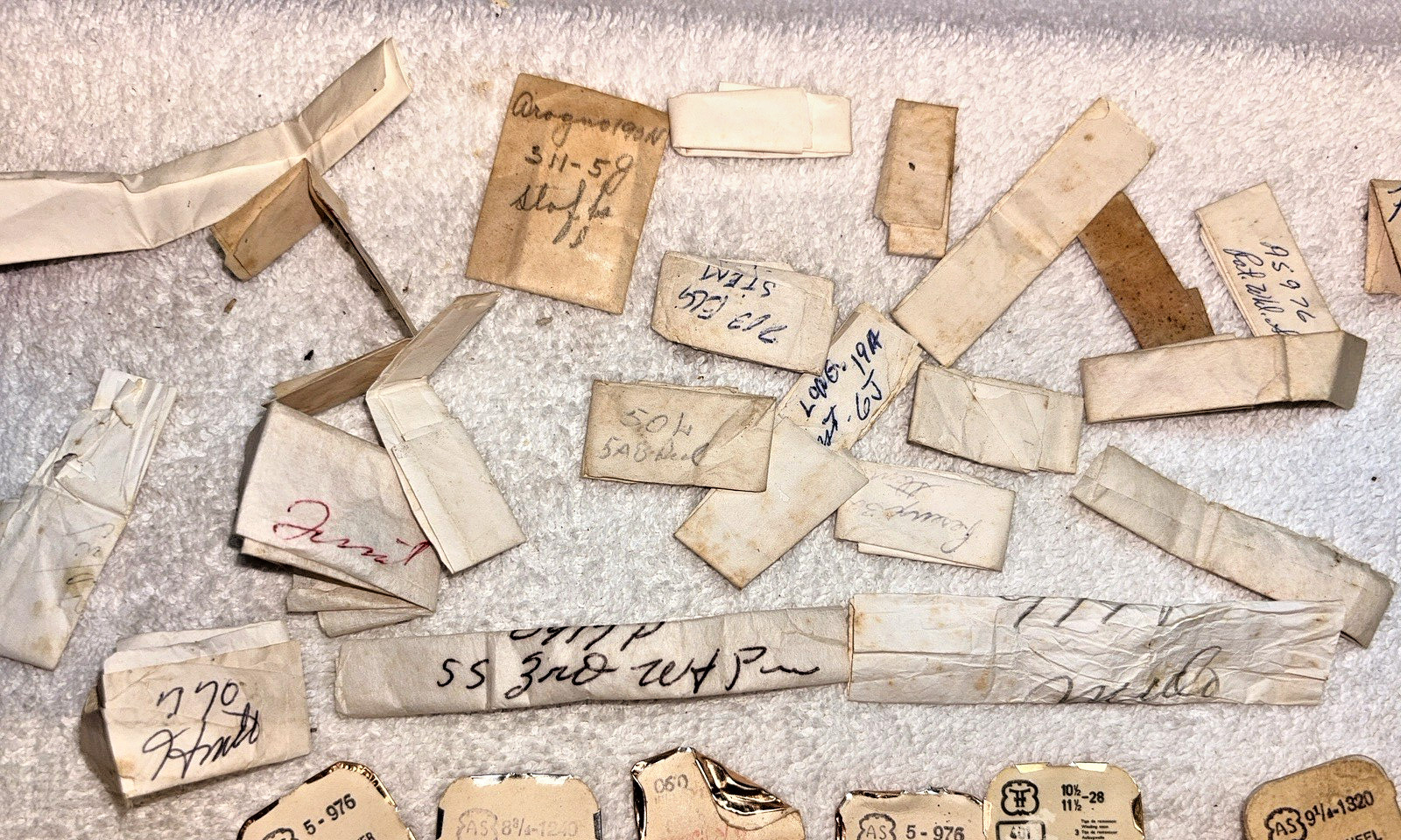Lot-Brand Name NOS Watch Repair Material- Over 200 Pieces!