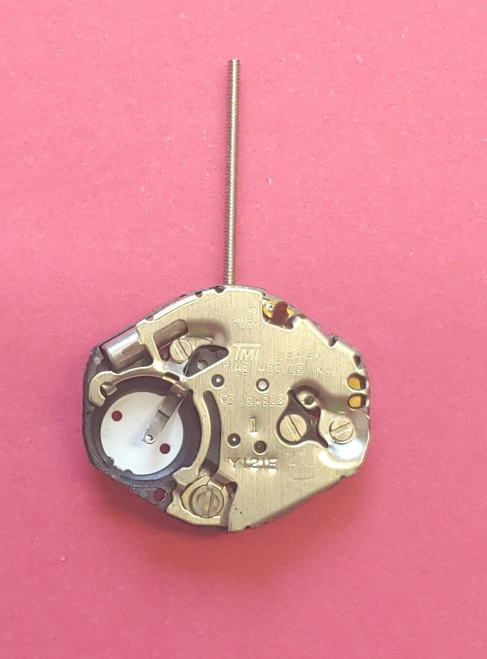 TMI Y121E Quartz Movement Complete. 3 Hand. Sets, Runs, Keeps Time 24 Hrs.