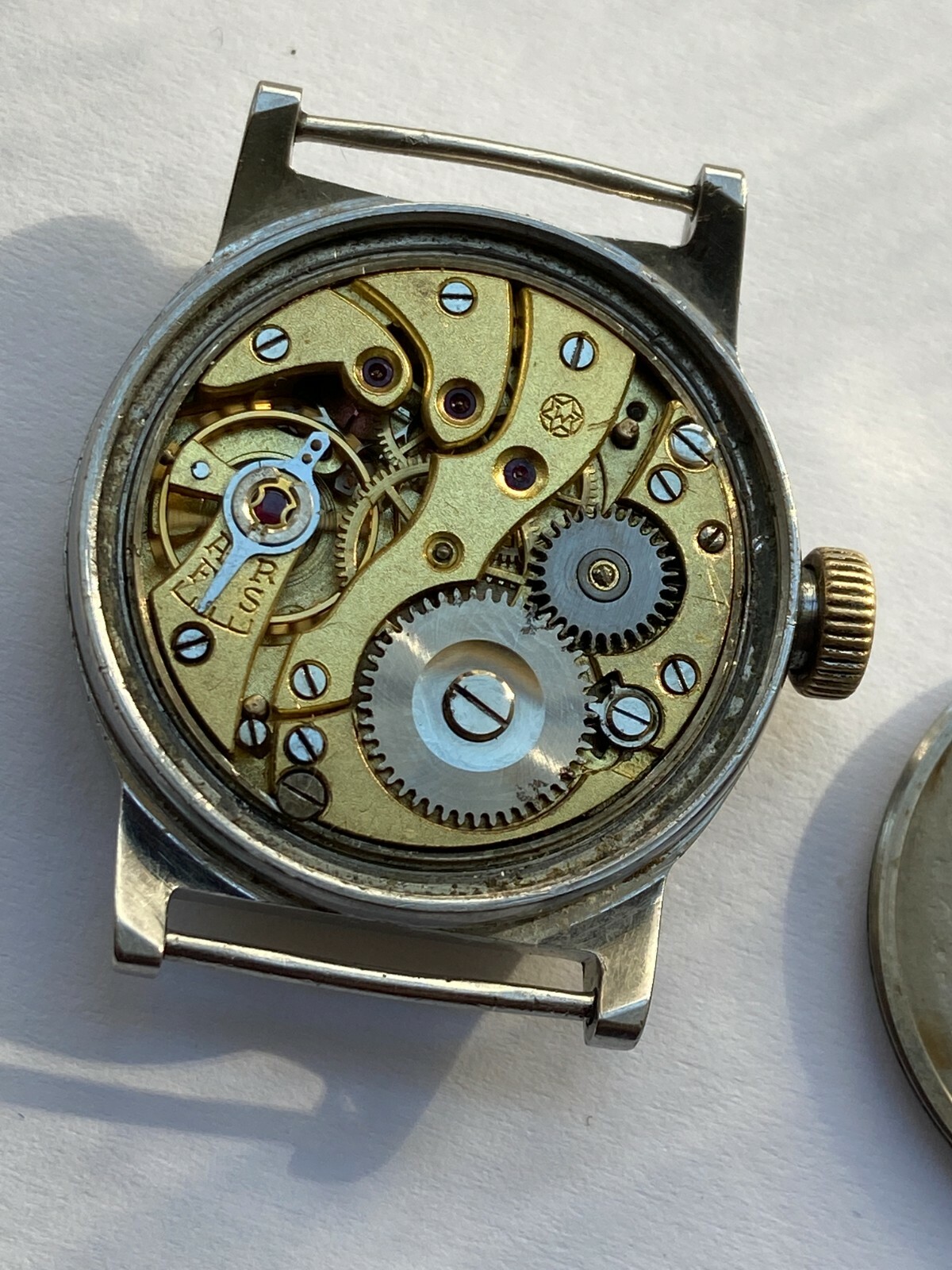 VINATEG MEN WATCH PARTS MOVEMENT Lunesa WEST END WATCH Co. MILITARY RRR