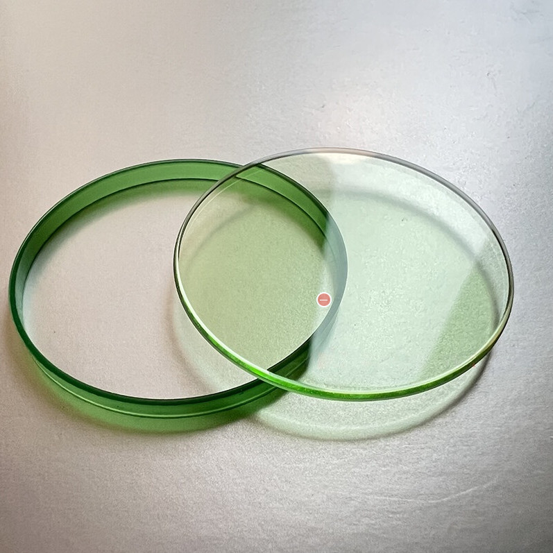 Green Watch Mineral Glass&Gasket for Rolex Milgauss 116400GV Crown at 6-
