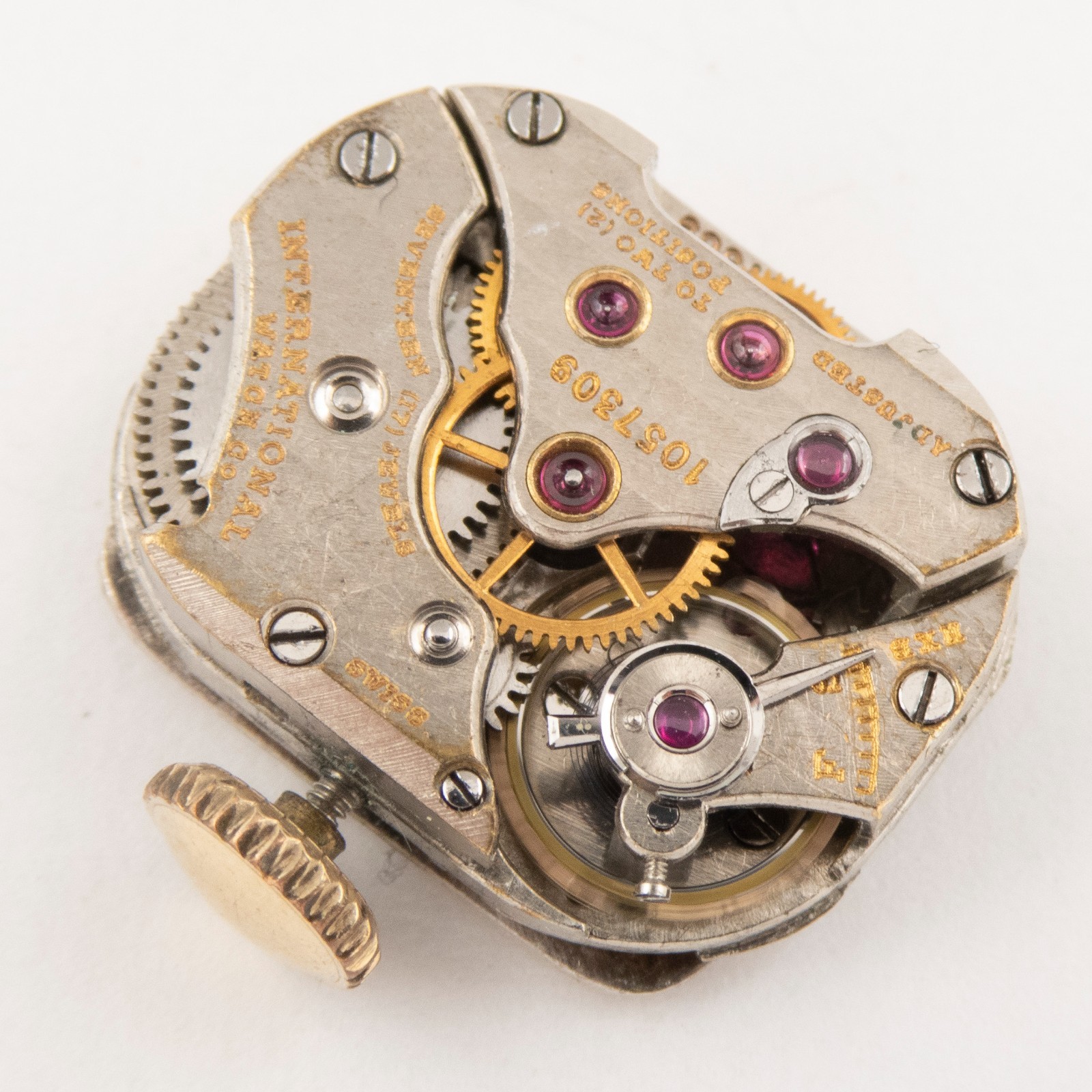 Vintage International Watch Co. IWC 12.1 x 15.2 x 4.5 mm Wristwatch Movement