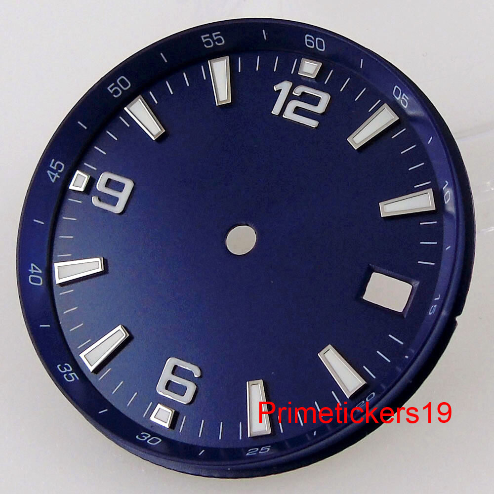 31mm*2.8mm Sterile Watch Dial Face Date Window Spare Part Fit NH35 NH36 Movement