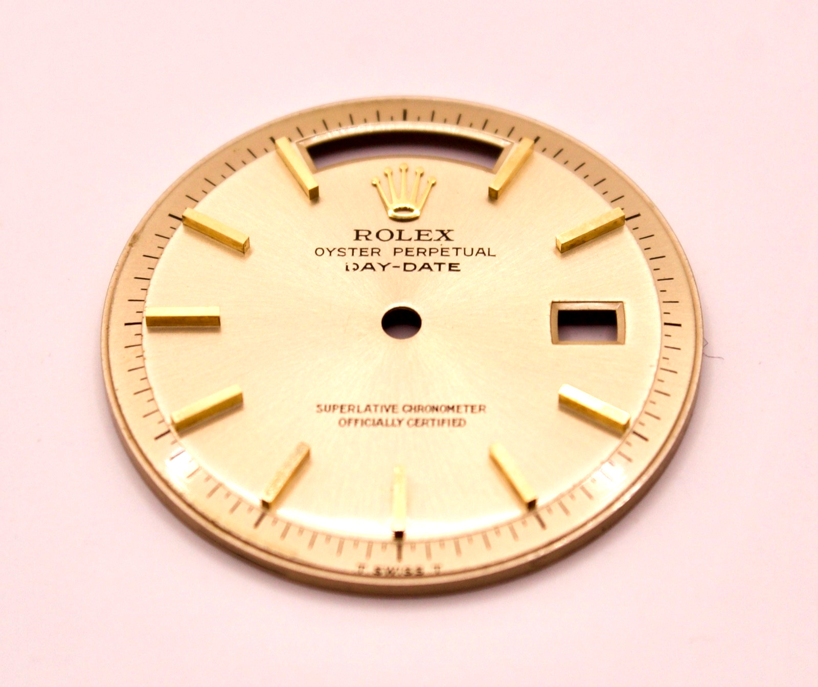 ORIGINAL Rolex Dial 36mm Day-Date Champagne Two Tone YG w Date 1803