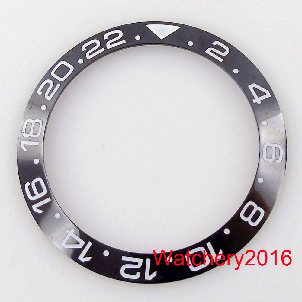 High Quality Parts 39.8mm*31.6mm Bezel Insert Fit 43mm SEA Men Watch Accessories