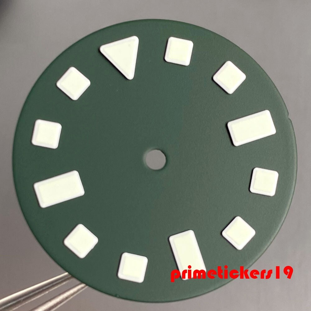 Black/Blue/Green 29mm Watch Dial Matte Face Fit NH35 Miyota8215 ETA2824 PT5000