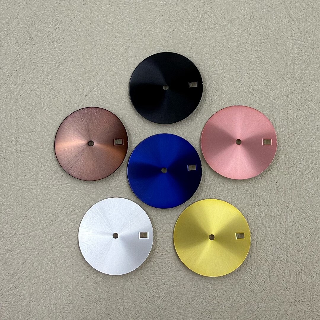 New 28.5mm NH35 Dial Sunburst Dial No Logo gold silver for NH35/NH36 Movement