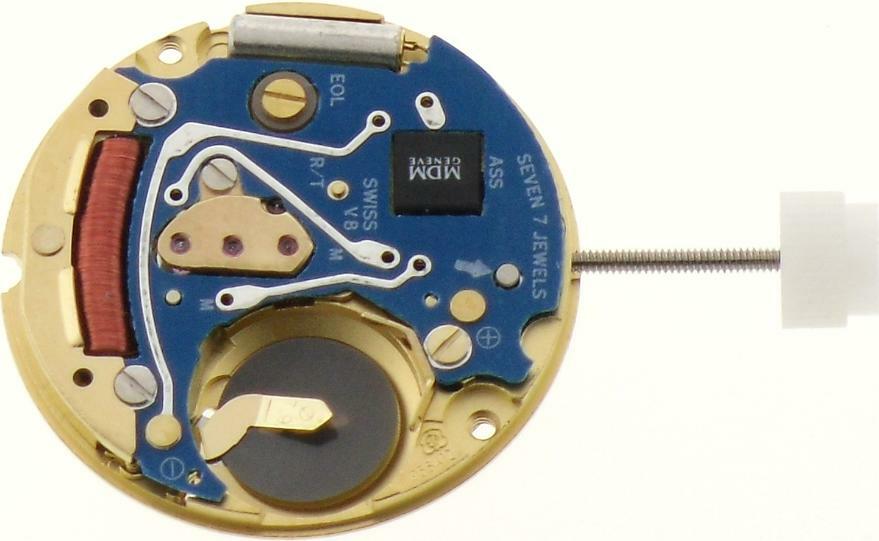 Watch Movement Quartz ETA 956.412 Date at 3 and 3 Hands
