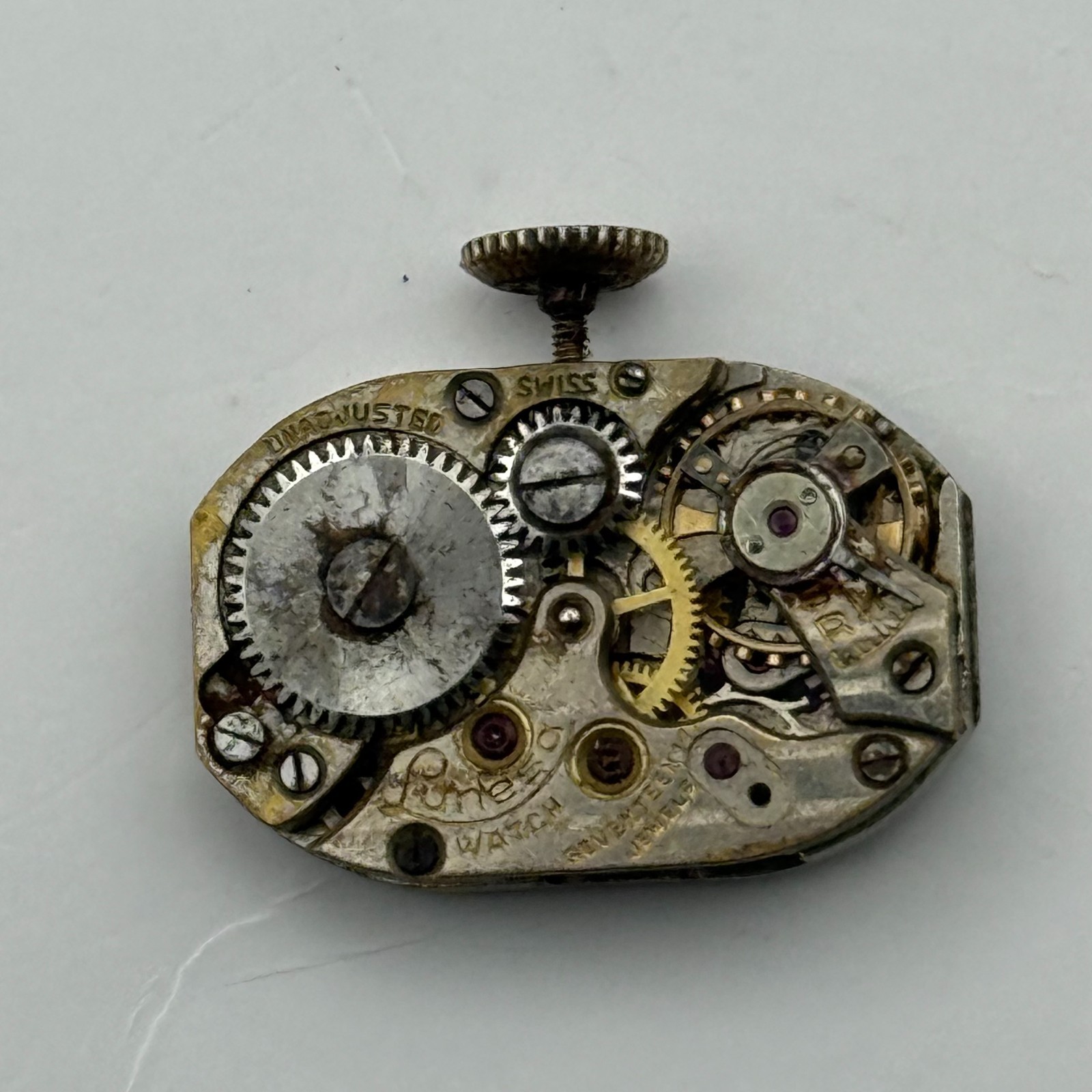 Lunesa 21 Watch Movement 17 Jewels Swiss Calibre L21 Parts Repair 12.8mm
