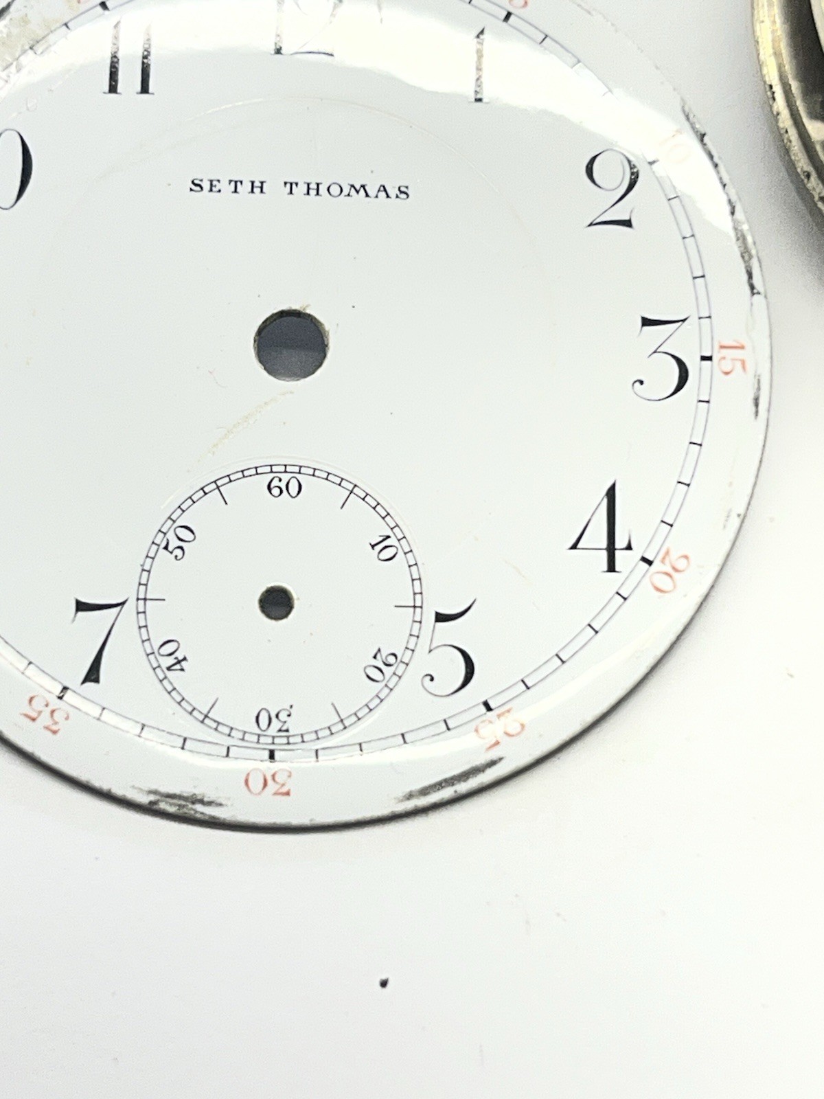 18sz Seth Thomas Balance Good Parts Not Working Pocket Watch Movement 17 Jewel