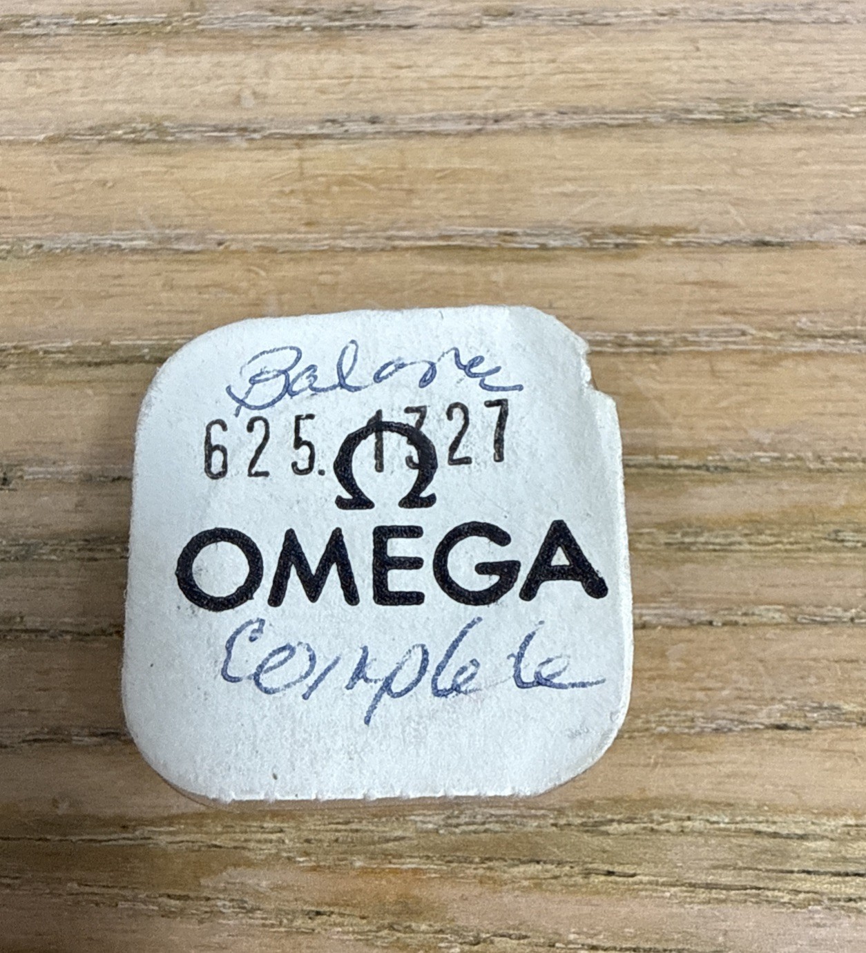 Omega 625 1327 Balance Wheel Complete New Original Sealed