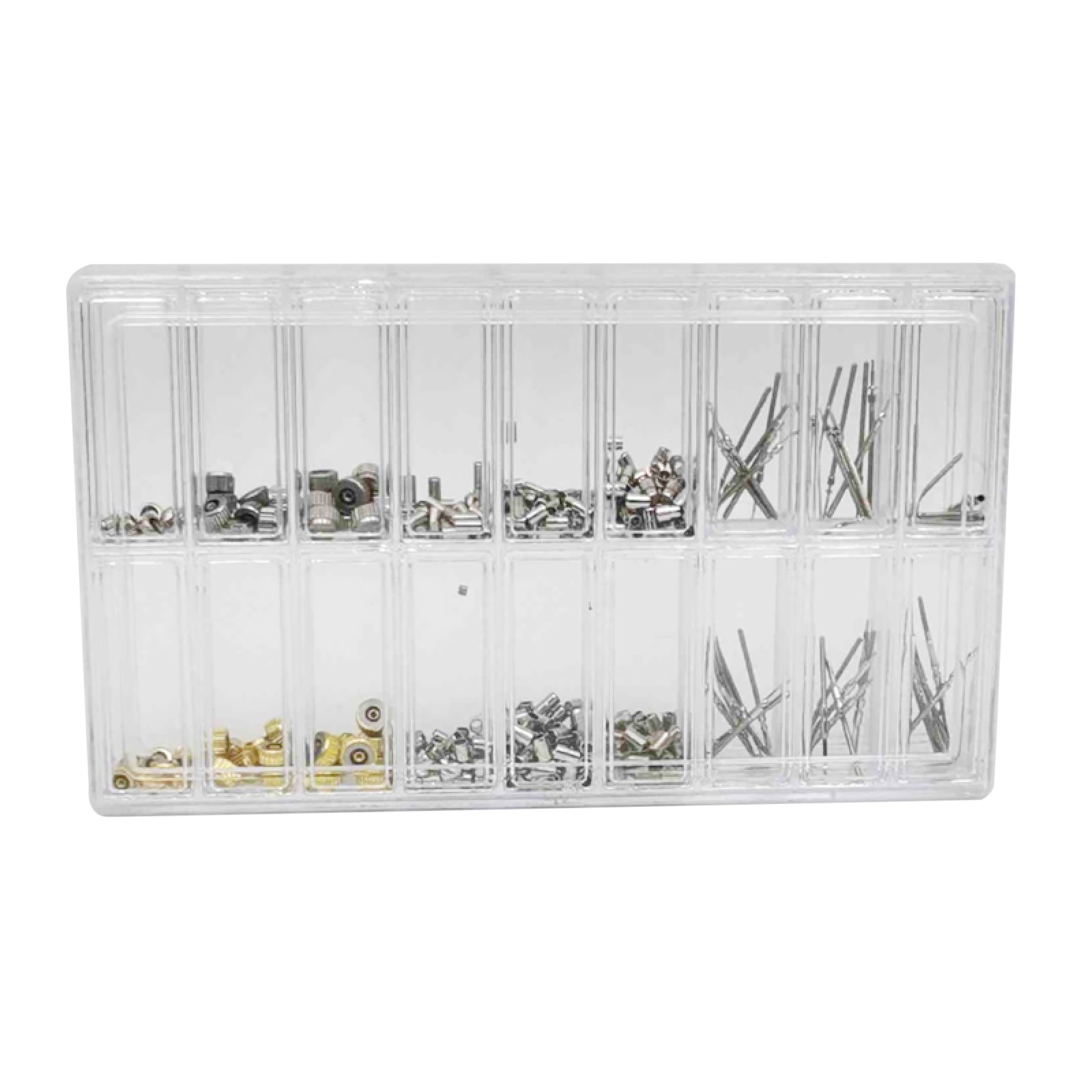 1 Box Mixed Watch Stem /Crown /Tube Set For 2035 2836 8200 7009 8205 Repair B