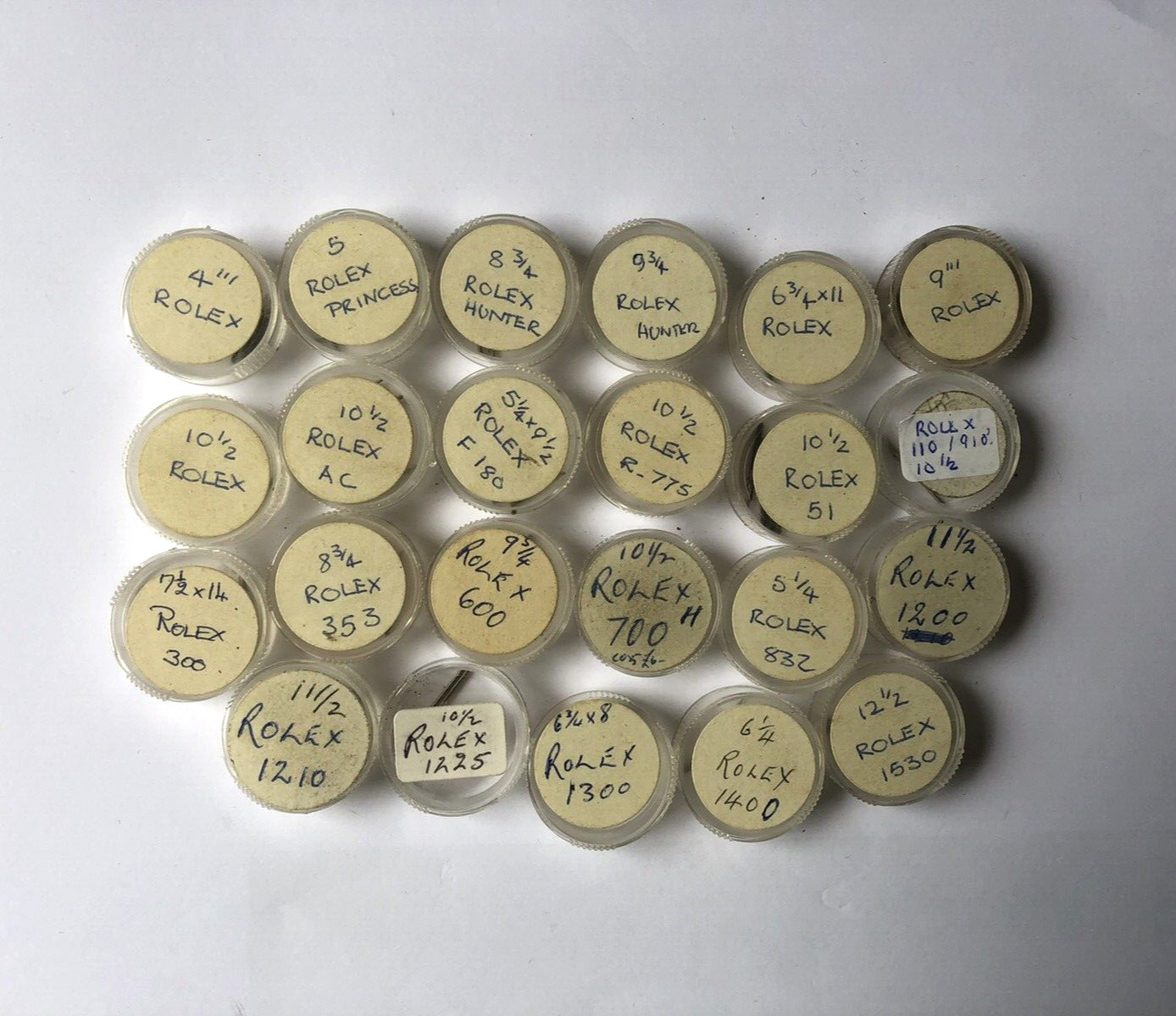 Rolex watch stems NOS see photos for details and ref. numbers.