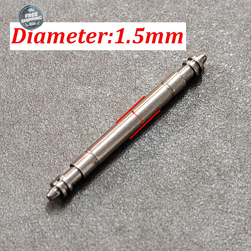 Strong Spring Bars 1.5-2.0mm 316L Stainless Steel Durable Link Pins for Watches