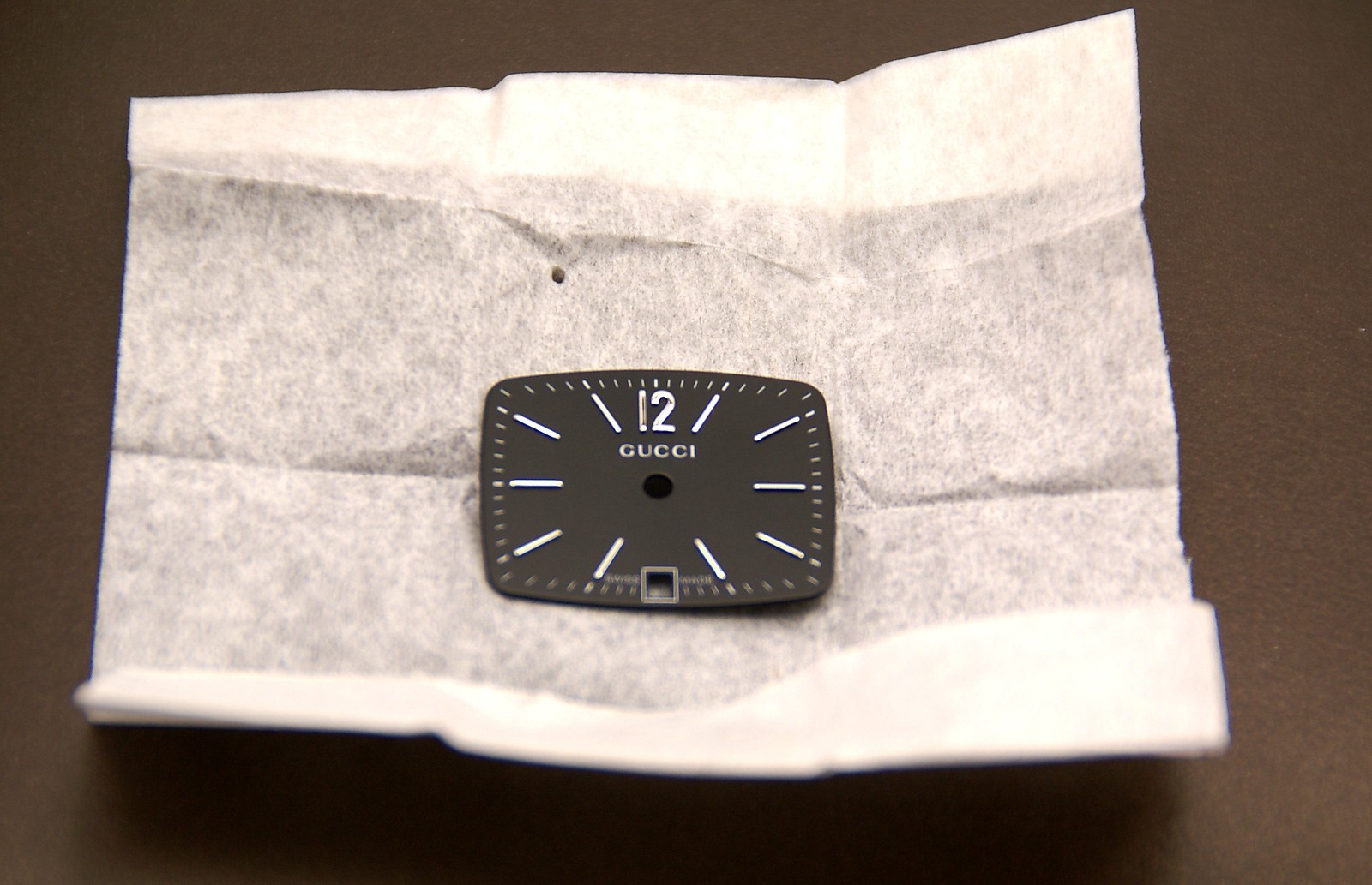 NIB Gucci Replacement Dials – 8500 L – Black Dial with Silver Highlights