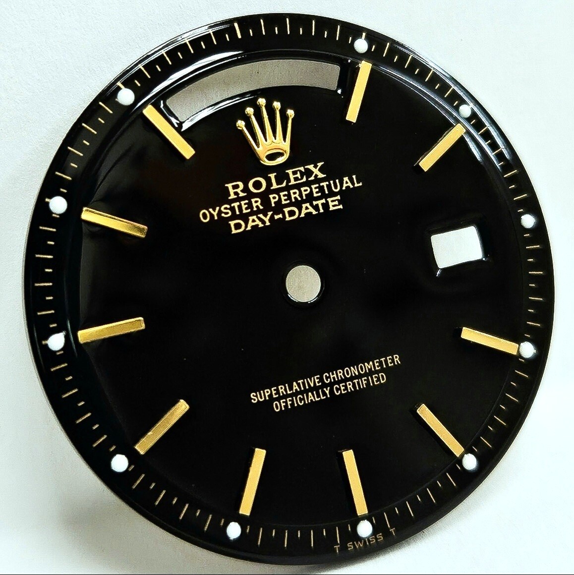 Rolex DAY-DATE 36 Custom Black Stick Marker dial for ref. 1803 18038