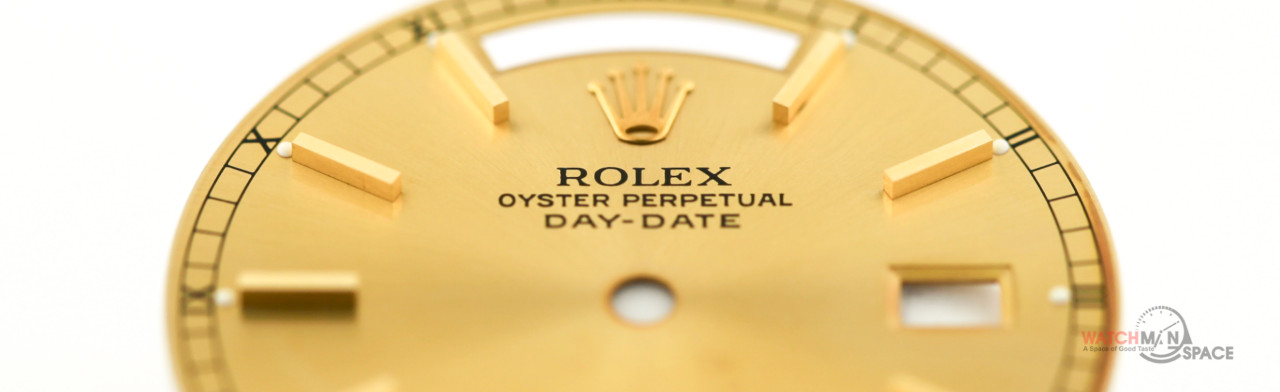 Original Men’s Rolex DayDate 36mm 18238 18038 Champagne Stick Dial 18KY #L16