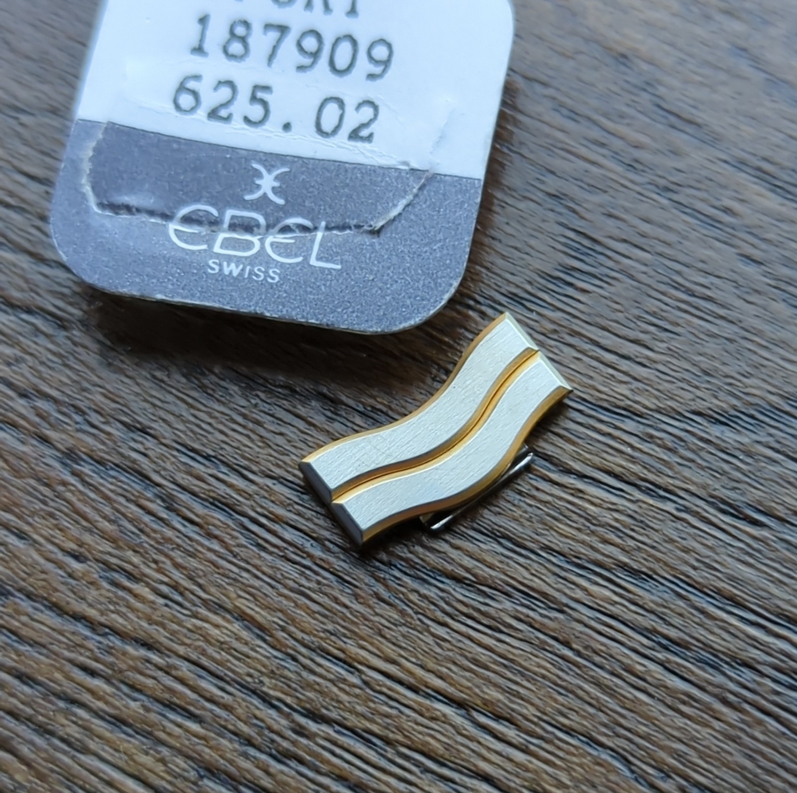 Ebel Sport 187909 625.02 Gold & Steel Watch Bracelet Links 15mm New (I79)