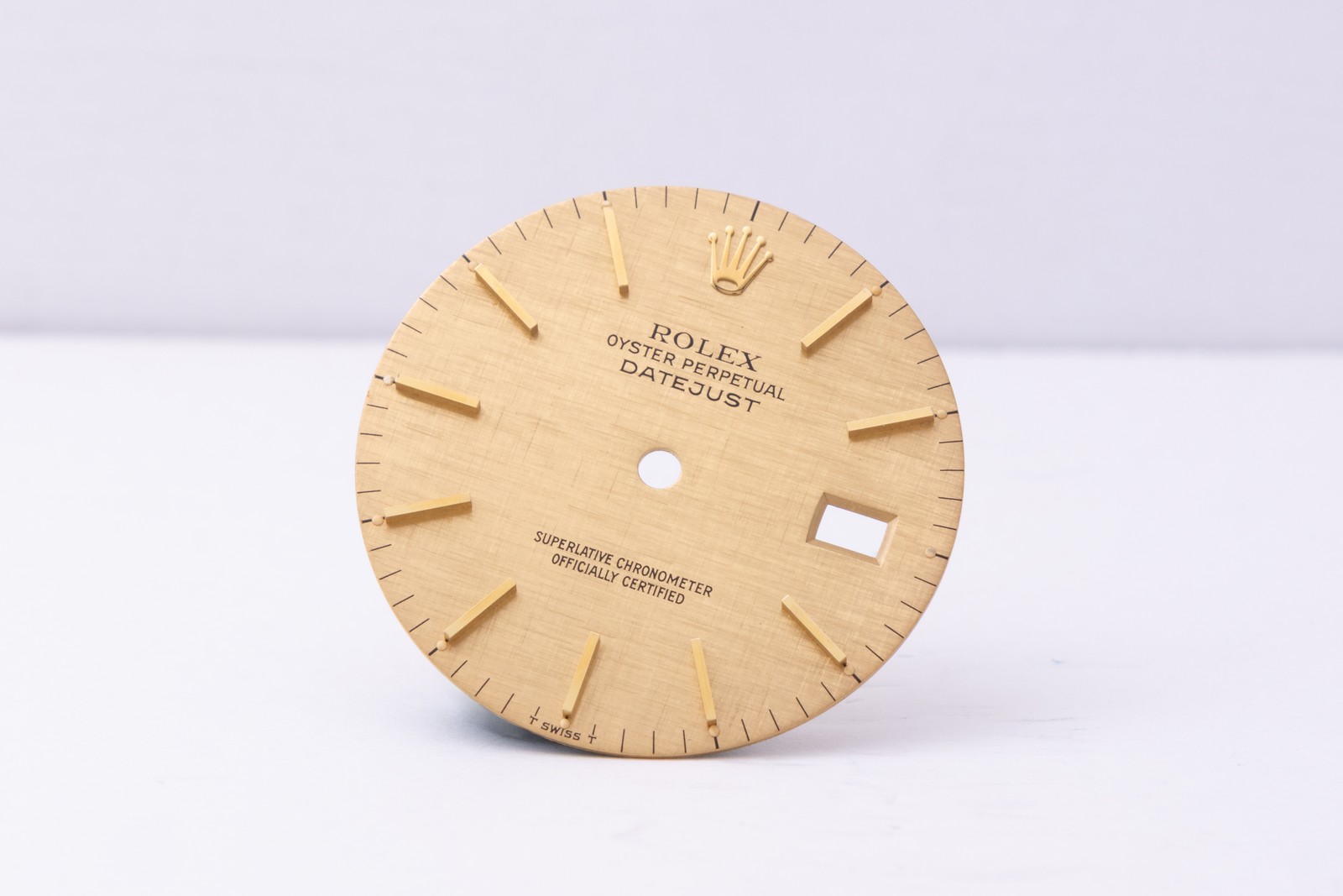 Rolex Datejust Champagne Linen stick marker dial for model 16013 FCD30401