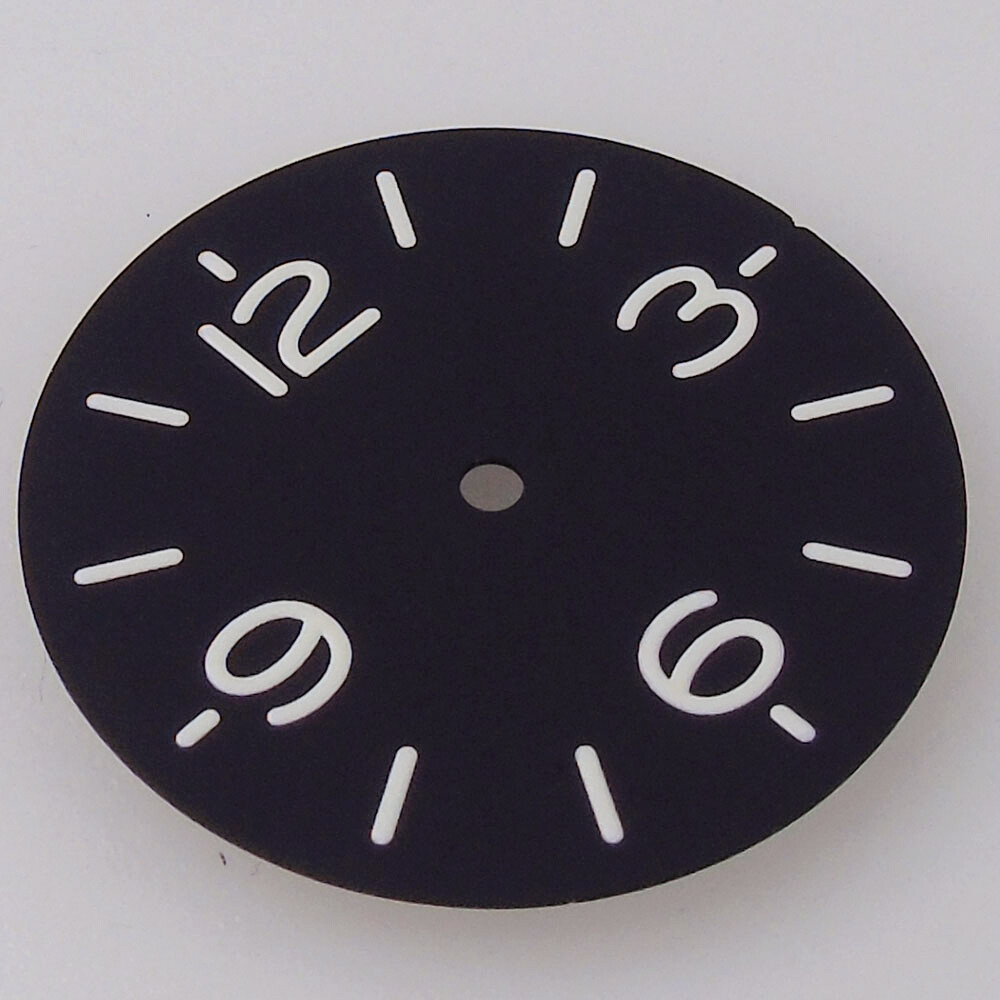 29mm Sandwich Watch Dial Fit Automatic NH35 NH36 ETA2824 PT5000 Silver Edge Hand
