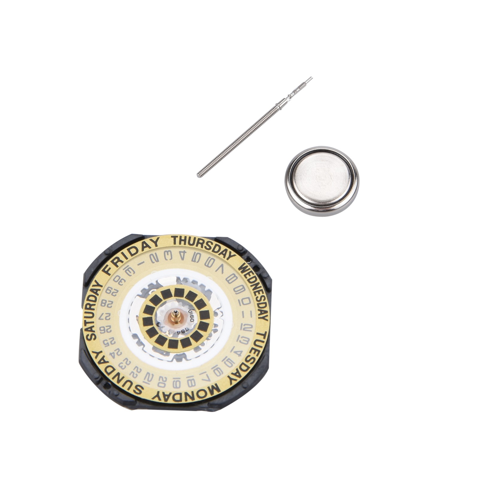 Replacement Parts Quartz Watch Movement With Date & Wide Day Watches For VX44E