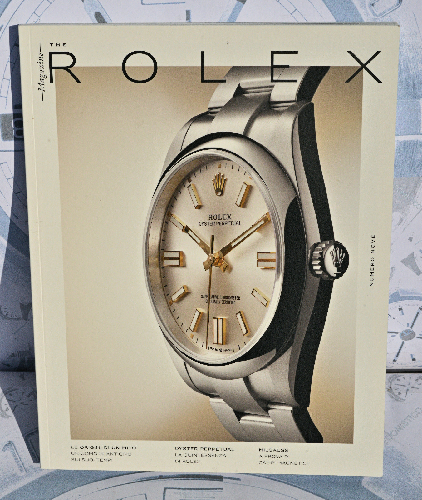 Rolex Magazine Number Nine 9 in Italian on Oyster Perpetual and Milgauss