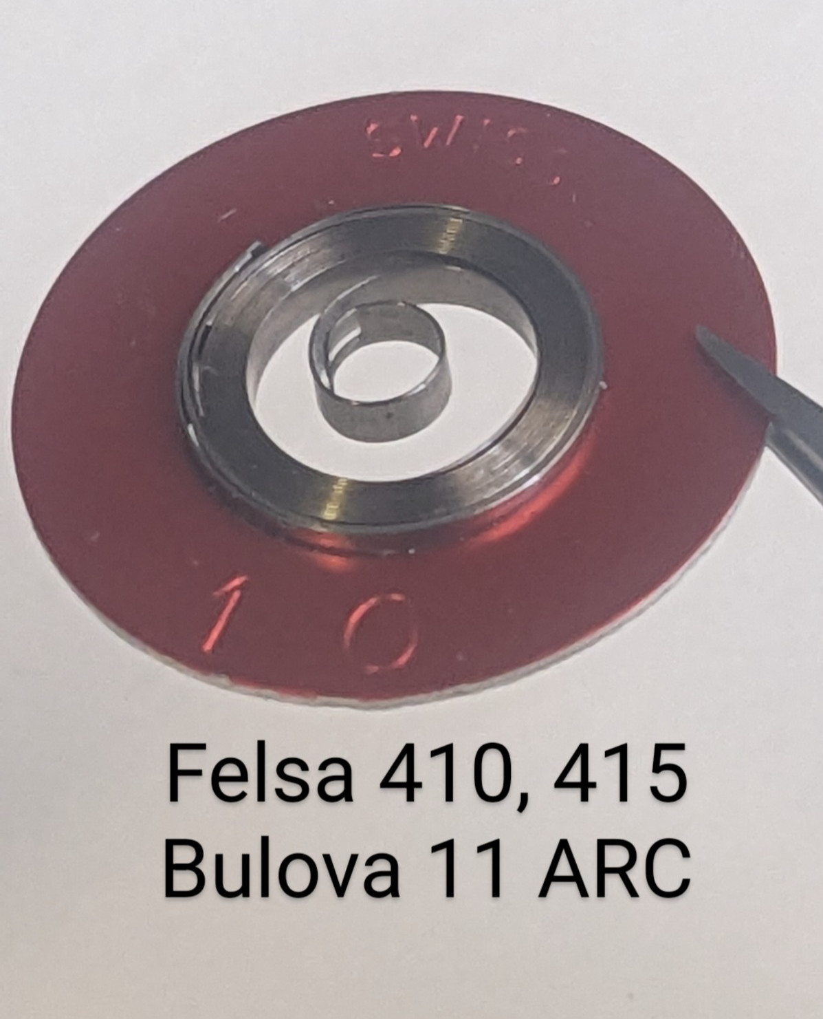 Felsa 410 415 Bulova 11ARC Mainspring automatic bridle att Swiss made x 1 piece